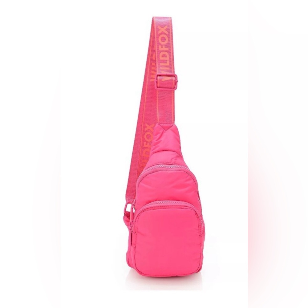 Wildfox Hot Pink Crossbody Sling Bag
